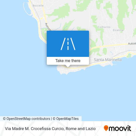 Via Madre M. Crocefissa Curcio map