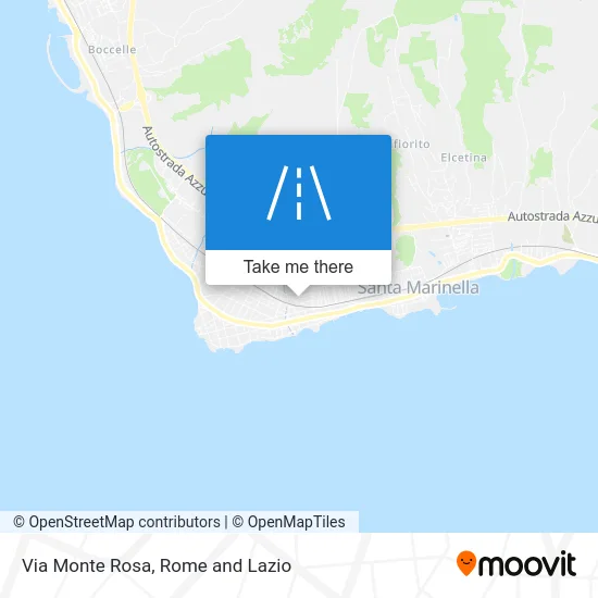 Monte Rosa Street map