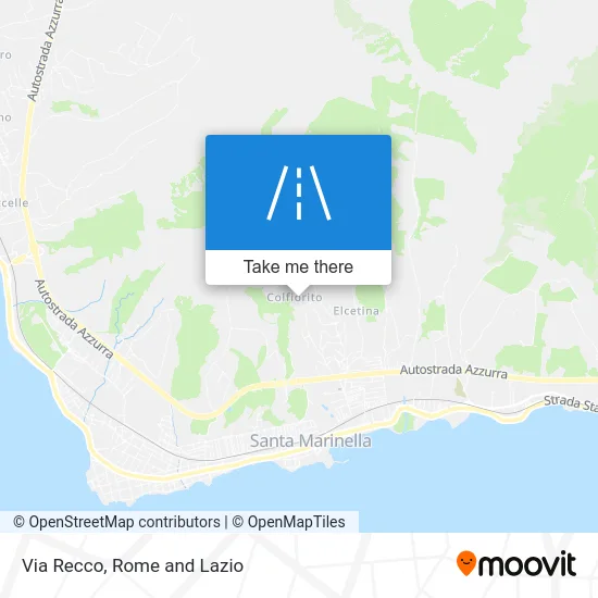 Recco Street map