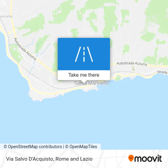 Via Salvo D'Acquisto map