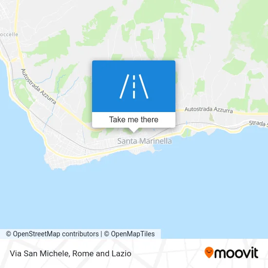 San Michele Road map