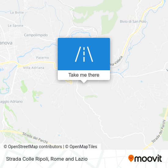 Strada Colle Ripoli map