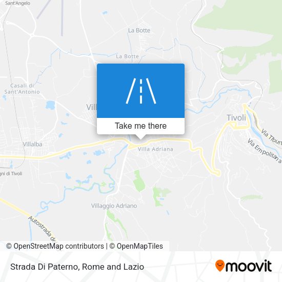 Strada Di Paterno map