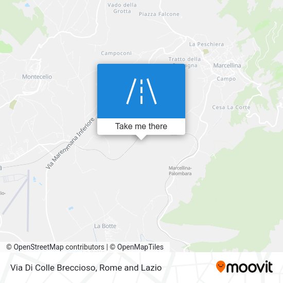 Via Di Colle Breccioso map