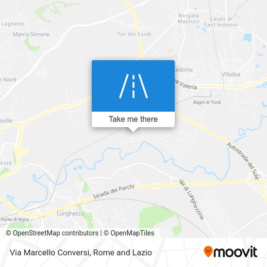 Via Marcello Conversi map