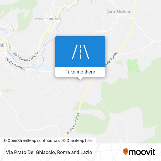 Via Prato Del Ghiaccio map