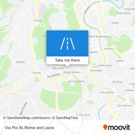 Pope Pius XI Street map