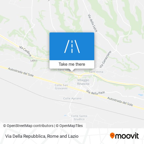 Via Della Repubblica map