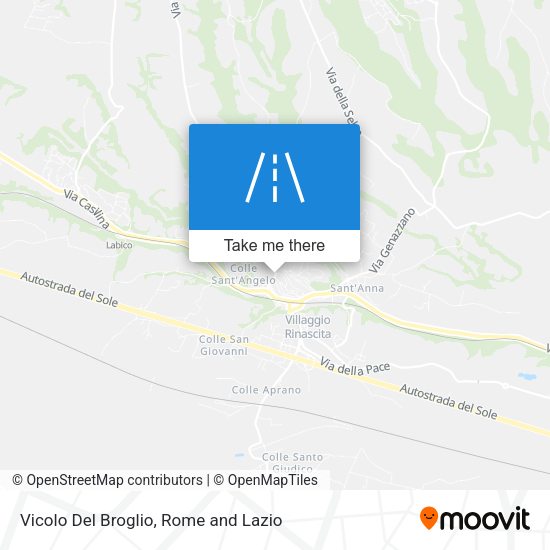 Vicolo Del Broglio map