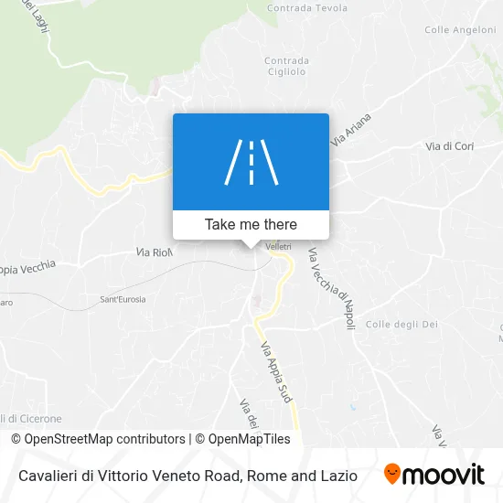 Cavalieri di Vittorio Veneto Road map