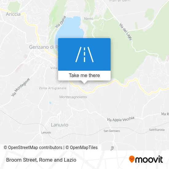 Broom Street map