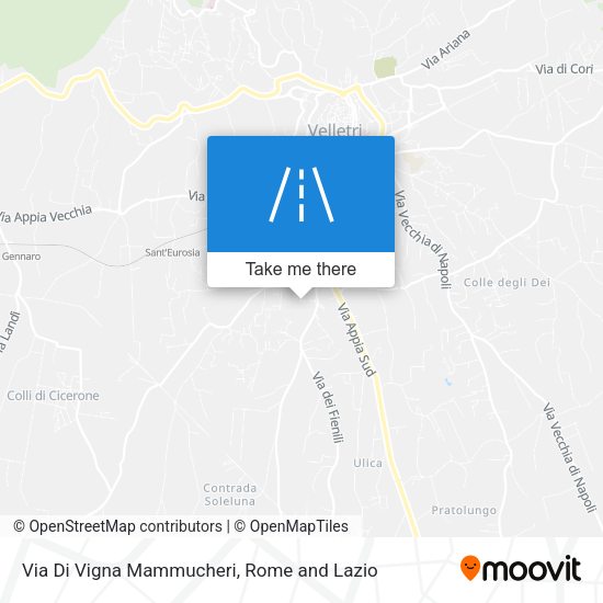 Via Di Vigna Mammucheri map