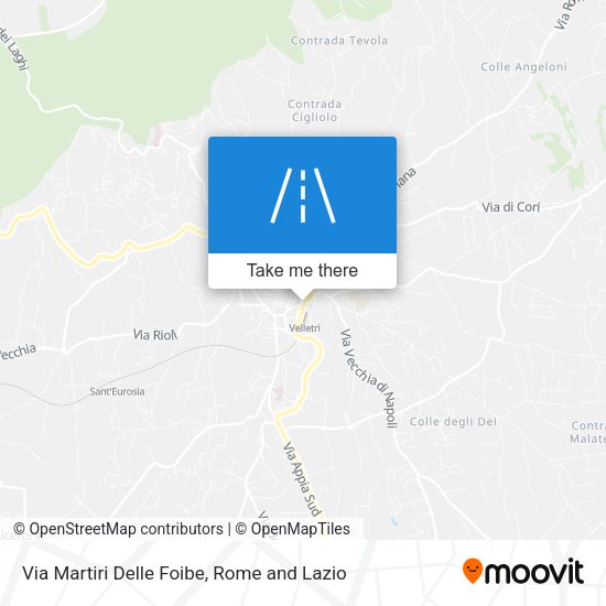 Via Martiri Delle Foibe map