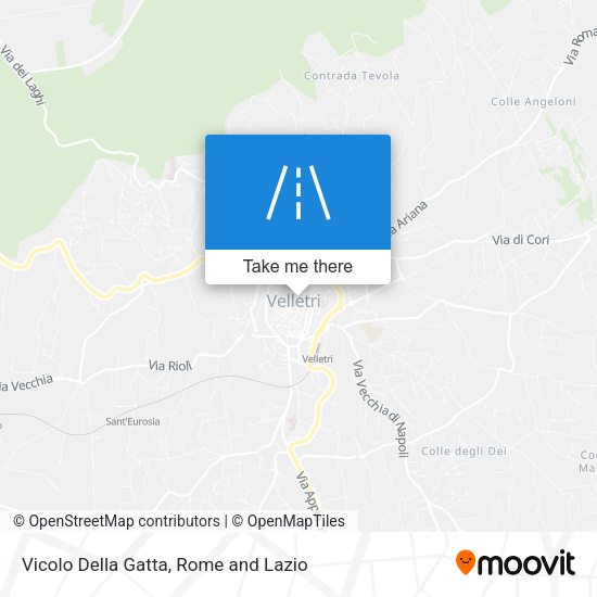 Vicolo Della Gatta map
