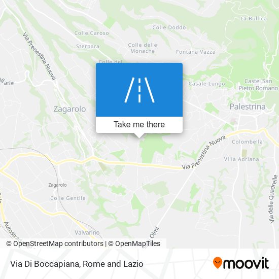 Via Di Boccapiana map