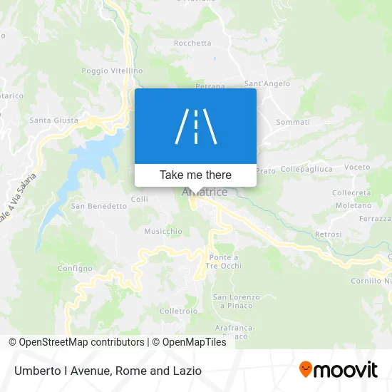 Umberto I Avenue map