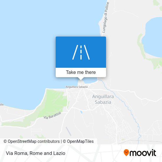 Via Roma map