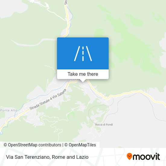 Via San Terenziano map