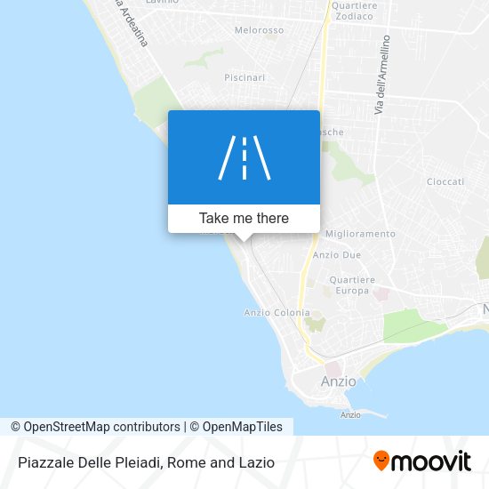 Piazzale Delle Pleiadi map