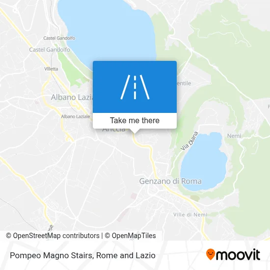 Pompeo Magno Stairs map