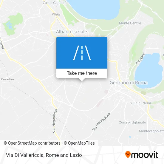 Vallericcia Street map