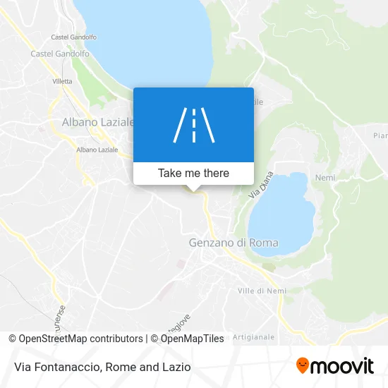 Fontanaccio Street map