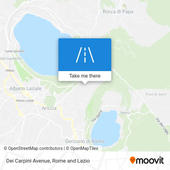 Dei Carpini Avenue map