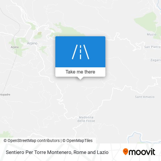 Sentiero Per Torre Montenero map