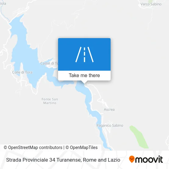 Provincial Road 34 Turanense map