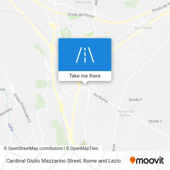 Cardinal Giulio Mazzarino Street map