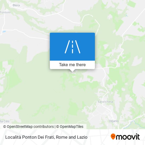 Località Ponton Dei Frati map