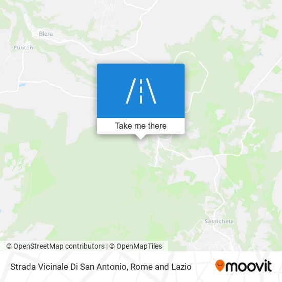 Strada Vicinale Di San Antonio map