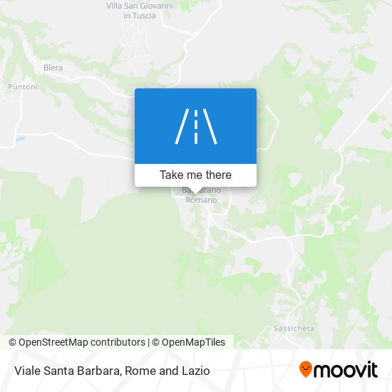 Viale Santa Barbara map