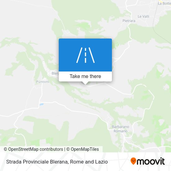 Strada Provinciale Blerana map