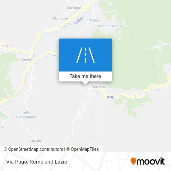 Via Pago map