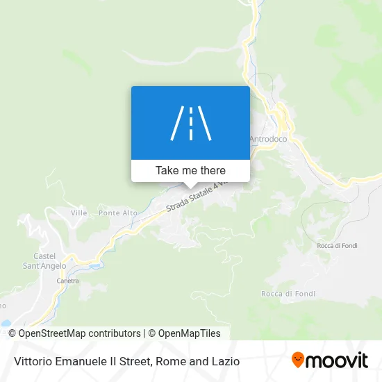 Vittorio Emanuele II Street map