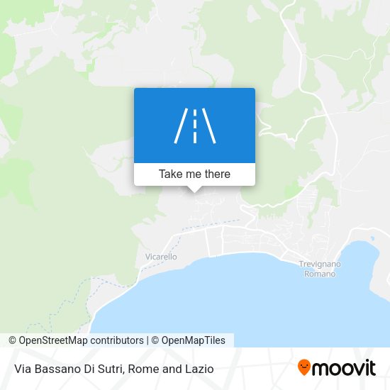 Via Bassano Di Sutri map