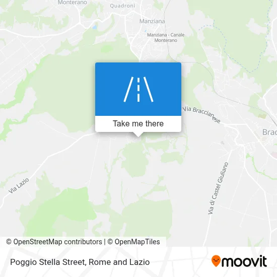 Poggio Stella Street map