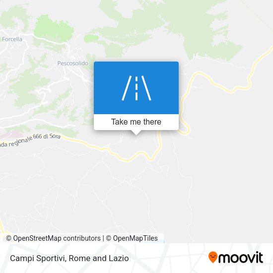 Campi Sportivi map