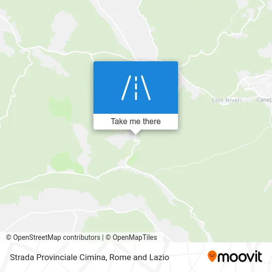 Cimina Provincial Road map