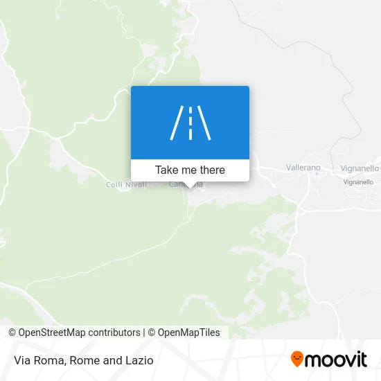 Via Roma map