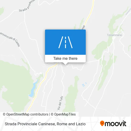 Strada Provinciale Caninese map