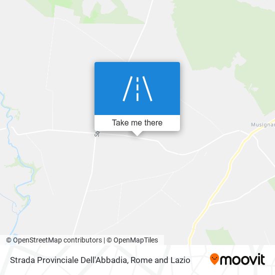 Strada Provinciale Dell'Abbadia map