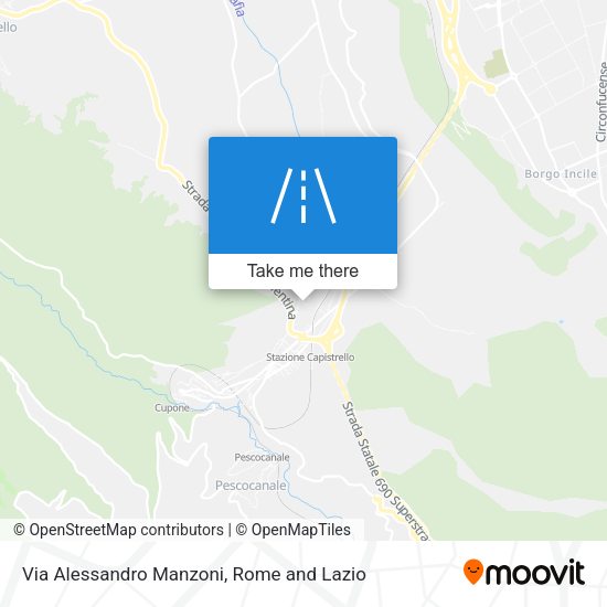 Via Alessandro Manzoni map