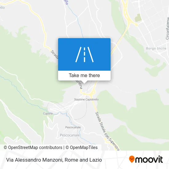 Via Alessandro Manzoni map