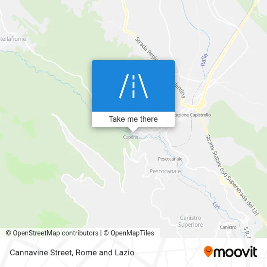 Cannavine Street map