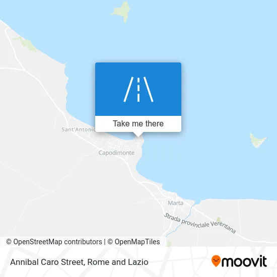 Annibal Caro Street map