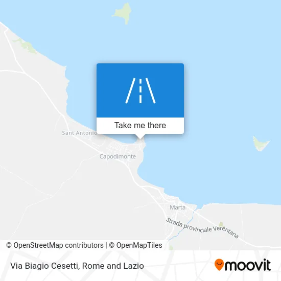 Biagio Cesetti Street map