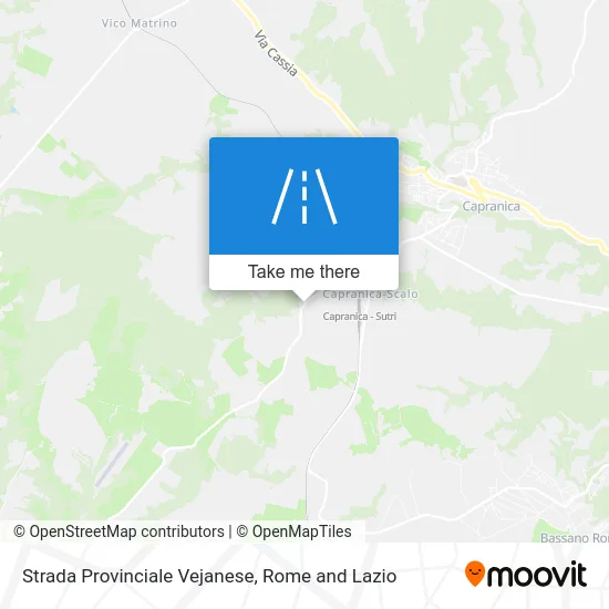 Vejanese Provincial Road map