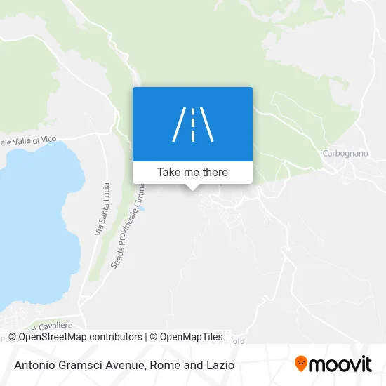 Antonio Gramsci Avenue map